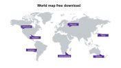 World Map Free Download Google Slides and PPT Template